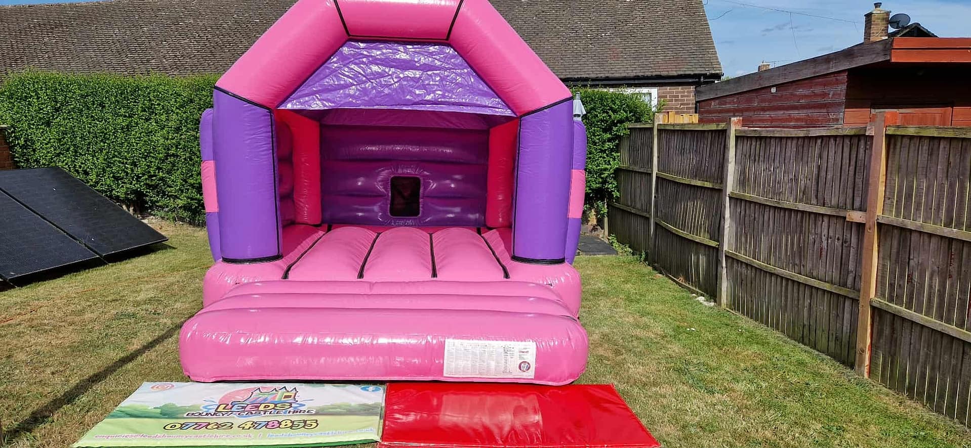 Pink & Purple Bouncy Castle