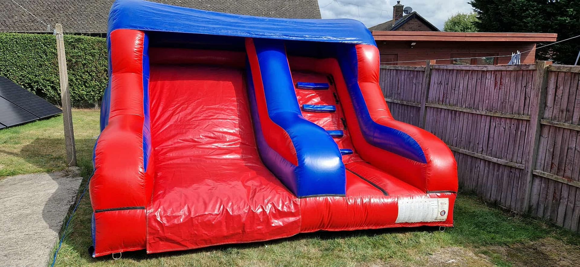 5ft Platform Junior Slide - Red & Blue