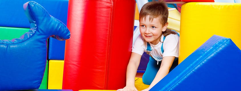 Soft play setup with colourful, interactive equipment for young children, available in Leeds, Wakefield, Castleford, and surrounding areas.